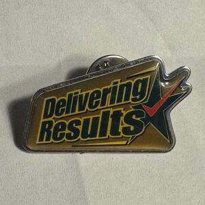 collectible United States Postal Service (USPS) "Delivering Results" lapel pin